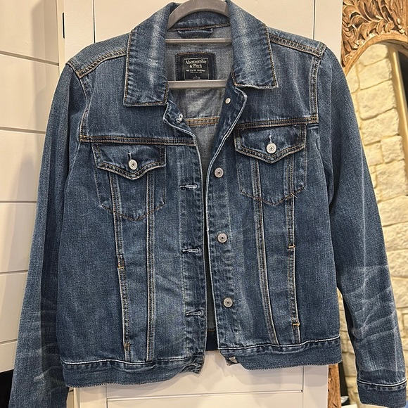 Abercrombie & Fitch Blue Denim Jacket - Picture 1 of 7